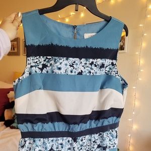 Blue and White Loft Dress